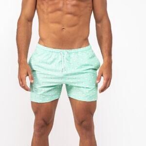 Bermies greenfall palm swimwear trunks shorts
